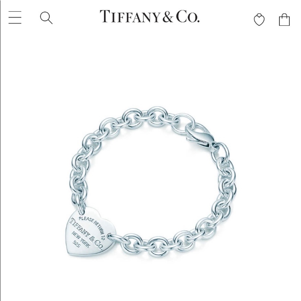 Tiffany’s silver heart bracelet Tiffany & co